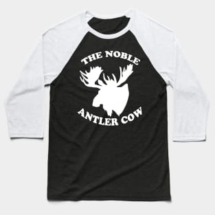 The Noble Antler Cow Baseball T-Shirt